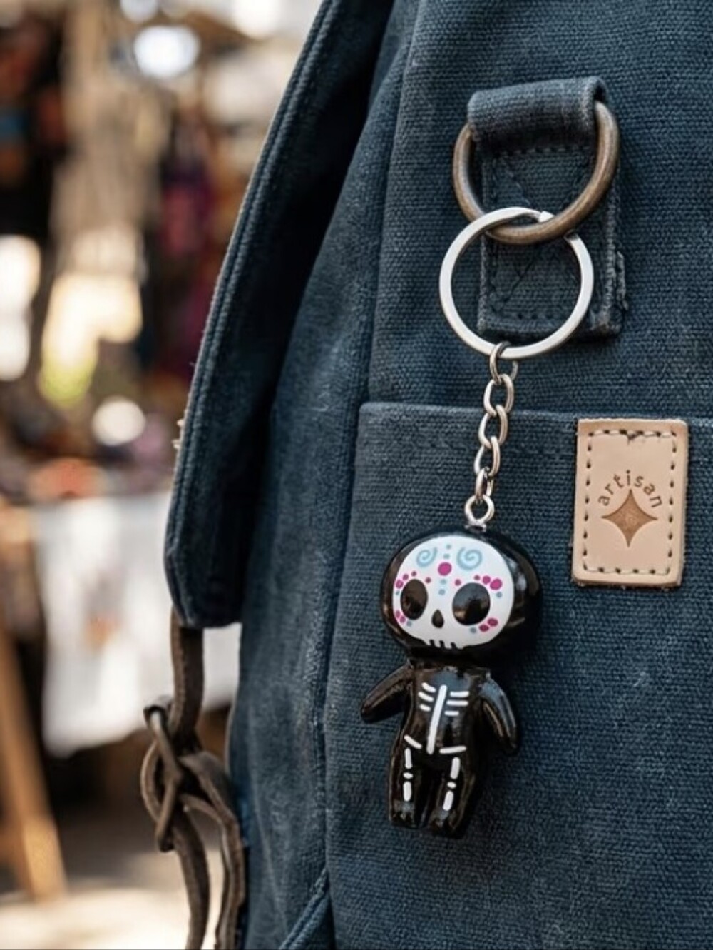Day of the Dead (Día de los Muertos) Bag Charm/ Keychain NEW